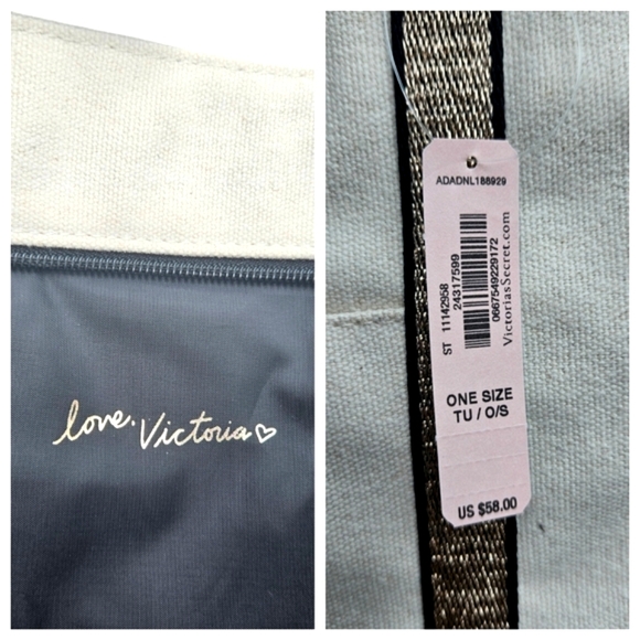 NWT Victoria's Secret | Sparkling Carryall Tote | Y2K | Limited Edition - Picture 15 of 16